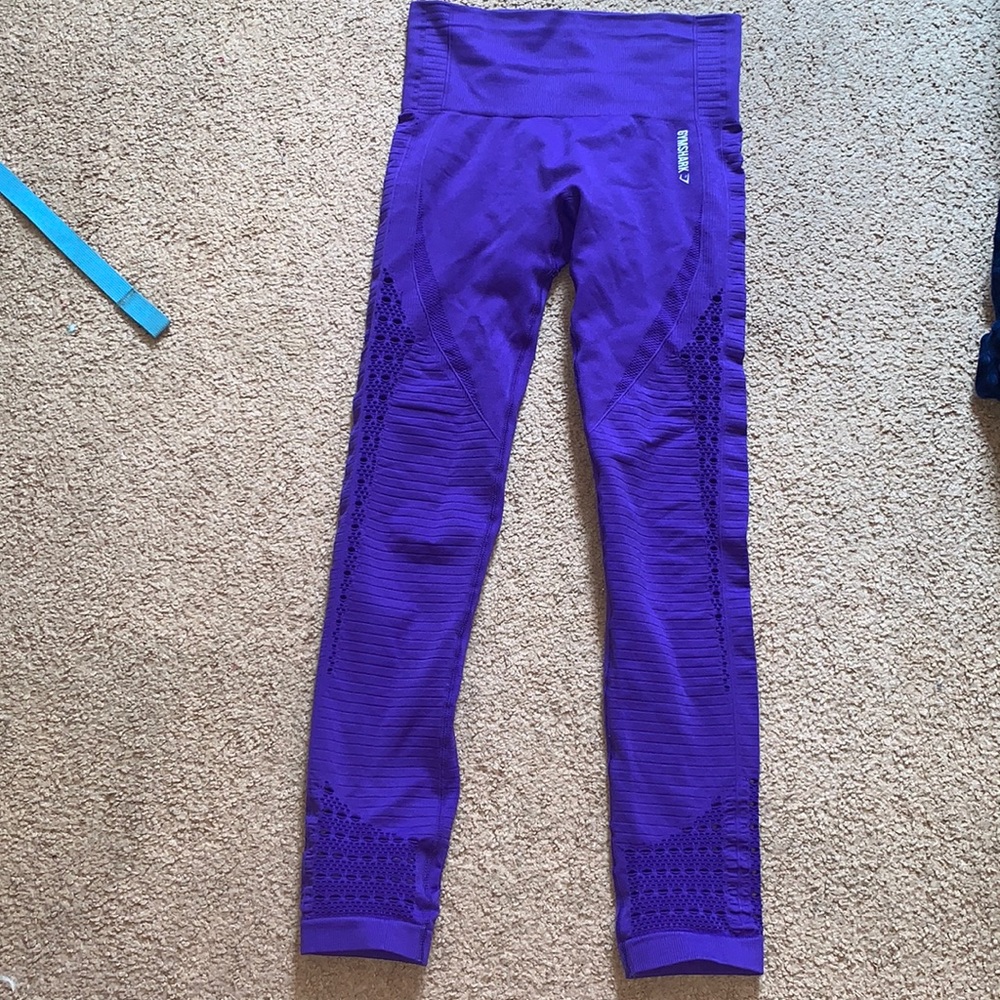 Purple gymshark leggings